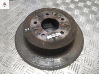 диск тормозной задний Hyundai Santa Fe 2 поколение (CM) 2007, 2.2 л., дизель, МКПП, чёрный, внедорожник 5 дв., 584112B000