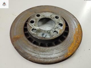 диск тормозной передний Daewoo Lanos T100 1998, 1.6 л., бензин, МКПП, чёрный, хетчбэк 3 дв.