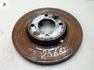 диск тормозной передний Nissan Micra K12 2008, 1.2 л., бензин, МКПП, красный, хетчбэк 3 дв.