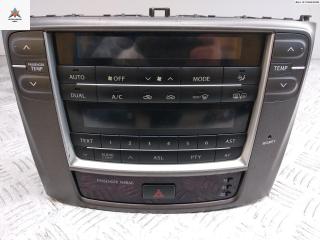 блок управления печки / климат-контроля Lexus IS 2 поколение (XE20) [рестайлинг] 2008, 2.2 л., дизель, МКПП, серый, седан, 84010-53020