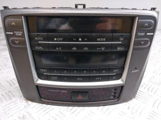 блок управления печки / климат-контроля Lexus IS 2 поколение (XE20) [рестайлинг] 2008, 2.2 л., дизель, МКПП, серый, седан, 84010-53020