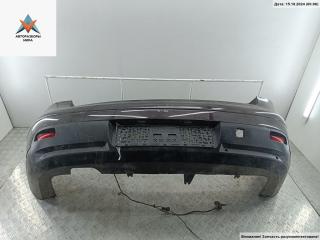 бампер задний Citroen C5 1 поколение [рестайлинг] 2005, чёрный, хетчбэк 5 дв., 9650473777