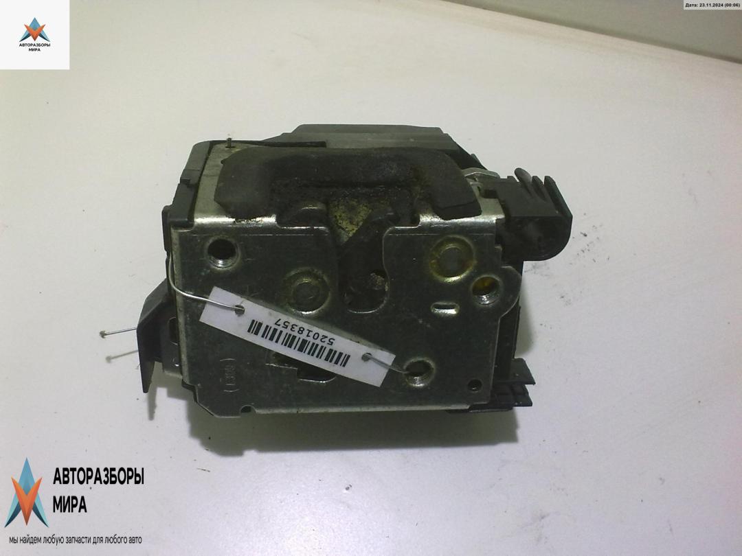 замок двери передней левой Fiat Doblo 1 поколение 2001, 1.9 л., дизель, МКПП, белый, фургон - фото №1