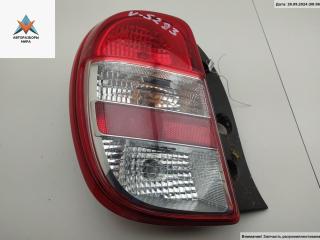 фонарь задний левый Nissan Micra 4 поколение (K13) 2011, 1.2 л., бензин, АКПП, серый, хетчбэк 5 дв.