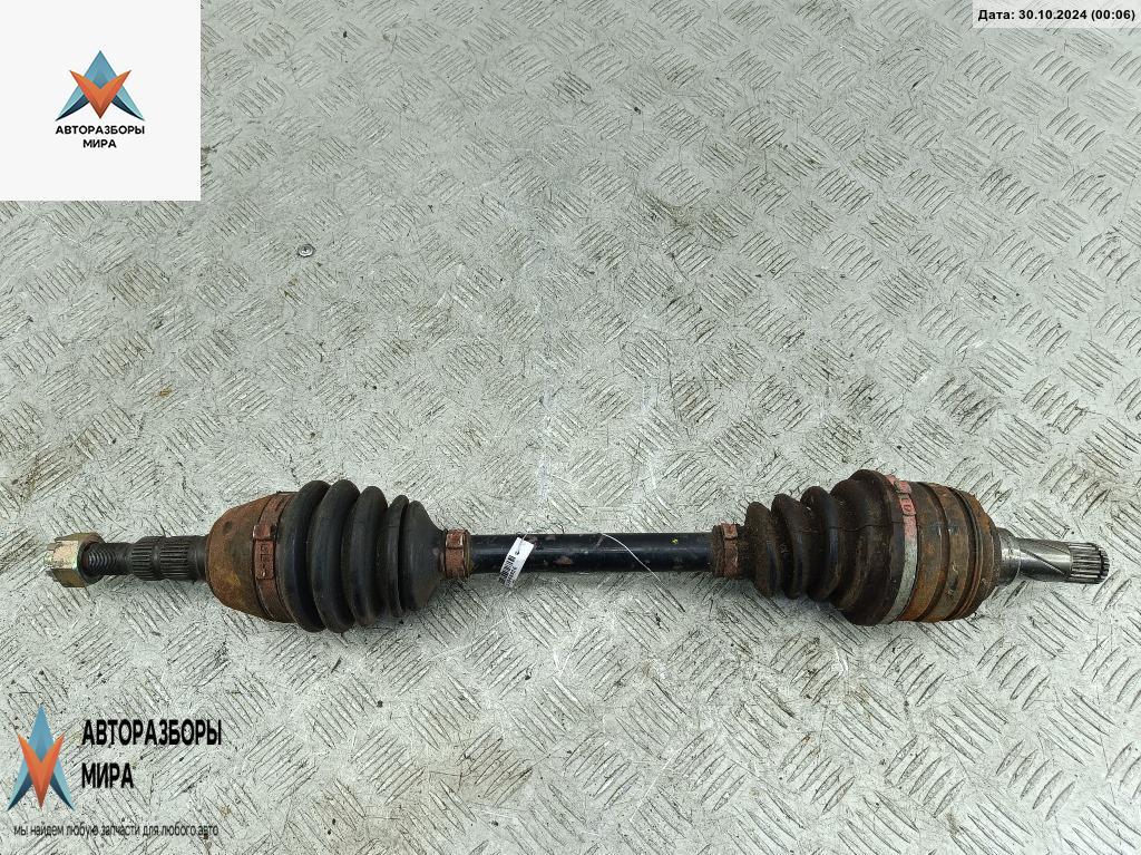 полуось передняя левая (приводной вал, ШРУС) Opel Astra G 1999, 1.2 л., бензин, МКПП, зелёный, хетчбэк 3 дв. - фото №1
