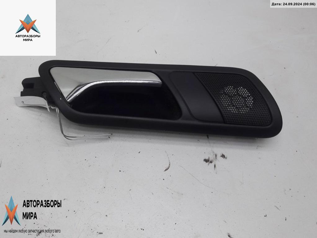 ручка внутренняя задняя правая Volkswagen Passat B6 2007, 1.9 л., дизель, МКПП, чёрный, универсал, 3C4839114 - фото №1