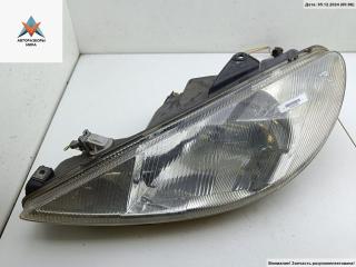 фара левая Peugeot 206 1 поколение 1999, 1.1 л., бензин, МКПП, синий, хетчбэк 5 дв., 9626584780