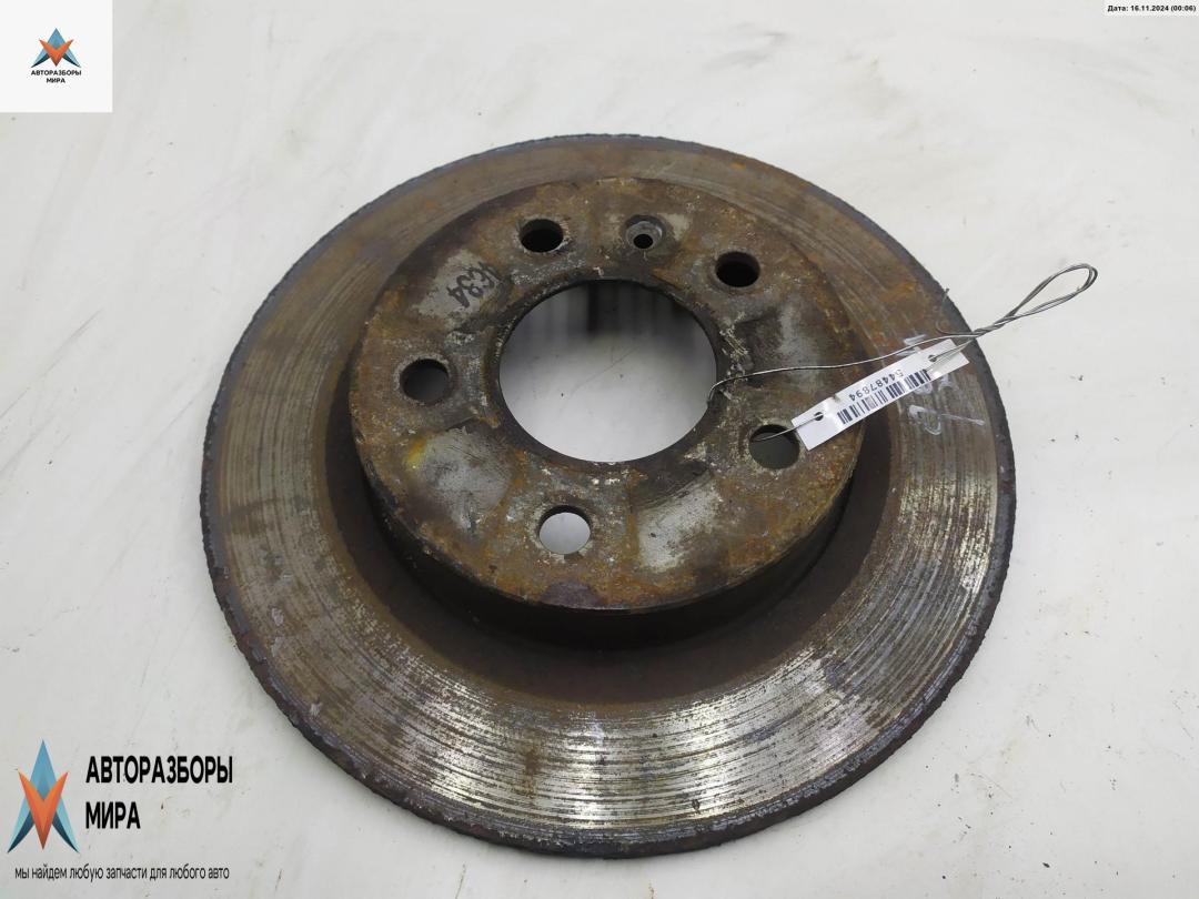 диск тормозной задний Opel Astra G 2000, 2.0 л., дизель, МКПП, серый, хетчбэк 5 дв. - фото №1