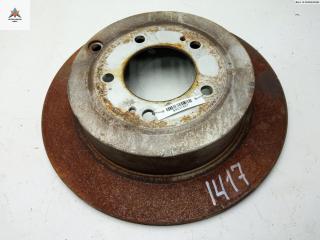 диск тормозной задний Mitsubishi Outlander 2 поколение [рестайлинг] 2010, 2.4 л., бензин, АКПП, чёрный, внедорожник 5 дв.