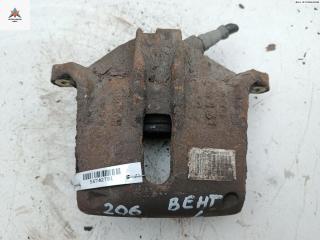 суппорт передний левый Peugeot 206 1 поколение [рестайлинг] 2003, 1.6 л., бензин, МКПП, серый, хетчбэк 3 дв., 9652210180