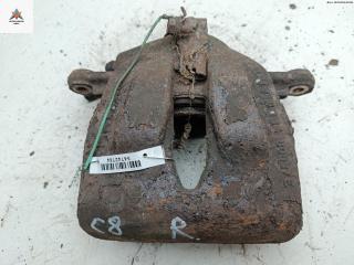 суппорт передний правый Citroen C8 1 поколение 2006, 2.2 л., дизель, МКПП, серый, минивэн