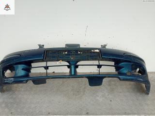 бампер передний Nissan Almera N16 2000, бензин, синий, хетчбэк 3 дв., 620224M540