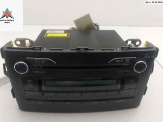 магнитола Toyota Auris 1 поколение 2007, 1.6 л., бензин, МКПП, серый, хетчбэк 3 дв., 86120-02520