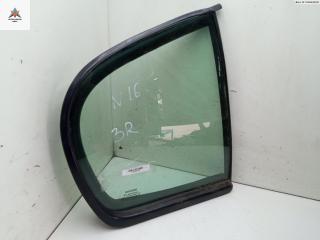форточка задняя правая Nissan Almera N16 2001, 1.5 л., бензин, МКПП, чёрный, хетчбэк 5 дв.
