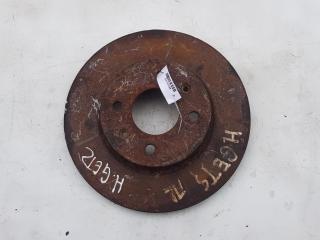 диск тормозной передний Hyundai Getz 1 поколение 2003, 1.3 л., бензин, МКПП, зелёный, хетчбэк 3 дв.