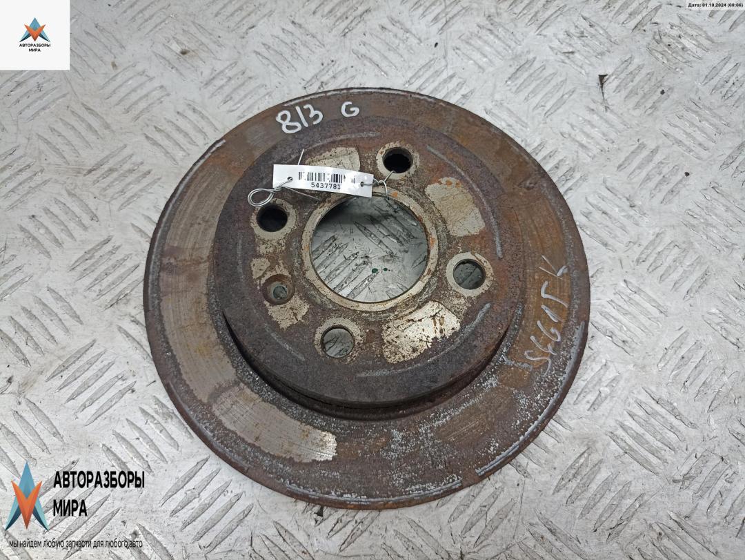 диск тормозной задний Opel Astra G 1999, 1.6 л., бензин, МКПП, серый, универсал - фото №1