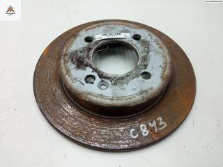 диск тормозной задний Hyundai i10 1 поколение 2009, 1.1 л., бензин, МКПП, красный, хетчбэк 5 дв.