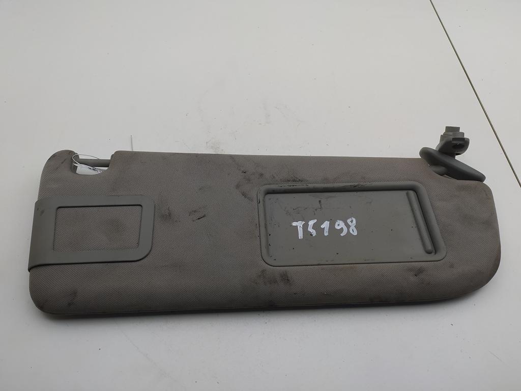 козырек солнцезащитный Audi A8 D3/4E 2004, 3.0 л., дизель, АКПП, чёрный, седан, 4E0857552K - фото №1