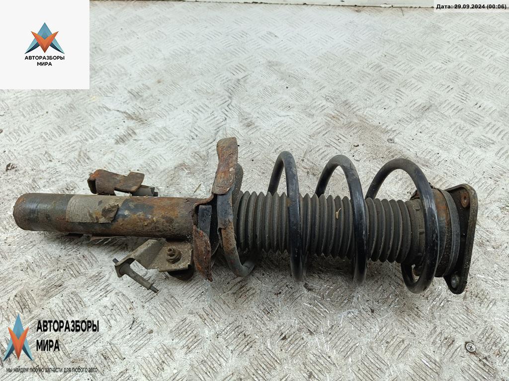 стойка передняя Ford Focus 2 поколение 2006, 1.6 л., i, бензин, МКПП, серый, универсал - фото №1