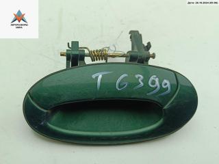 ручка наружная задняя левая Hyundai Lantra J2 1996, 2.0 л., бензин, МКПП, зелёный, седан