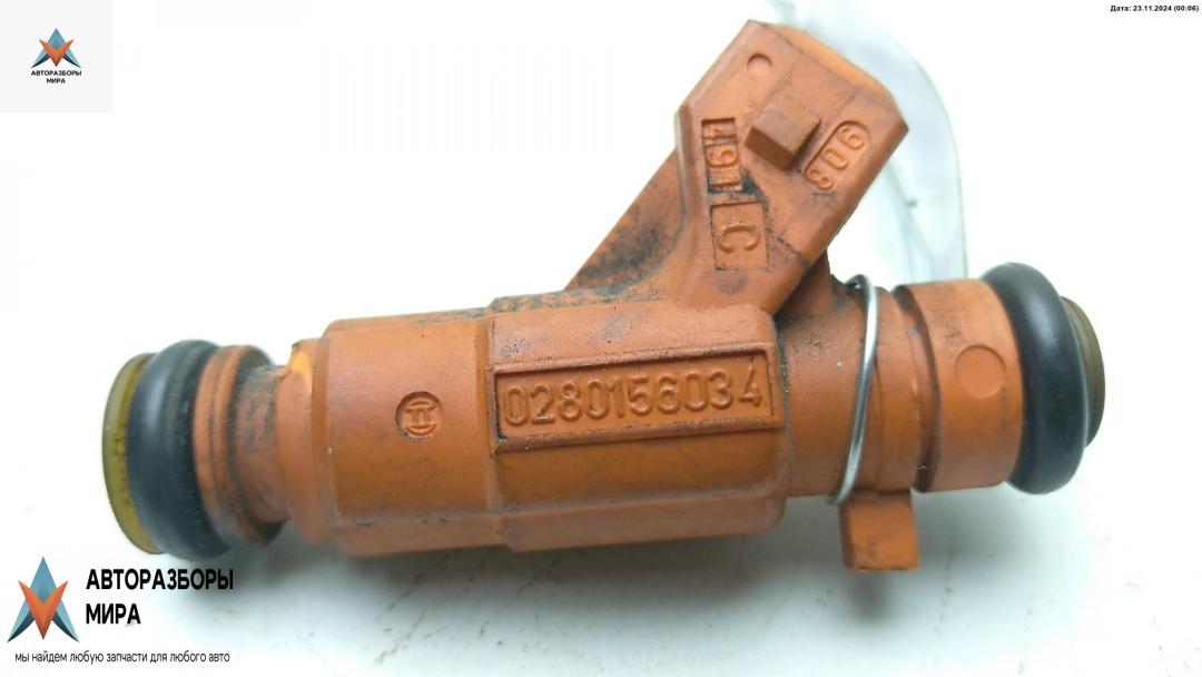 форсунка Peugeot 307 1 поколение 2004, 1.6 л., бензин, МКПП, серый, хетчбэк 5 дв., 0280156034 - фото №1