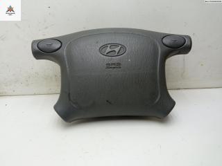 подушка безопасности водителя Hyundai Atos 1 поколение [рестайлинг] 2000, 1.0 л., бензин, МКПП, чёрный, хетчбэк 5 дв.