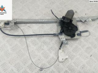 стеклоподъемник электрический передний левый Renault Modus 1 поколение 2004, 1.2 л., бензин, МКПП, красный, хетчбэк 5 дв.