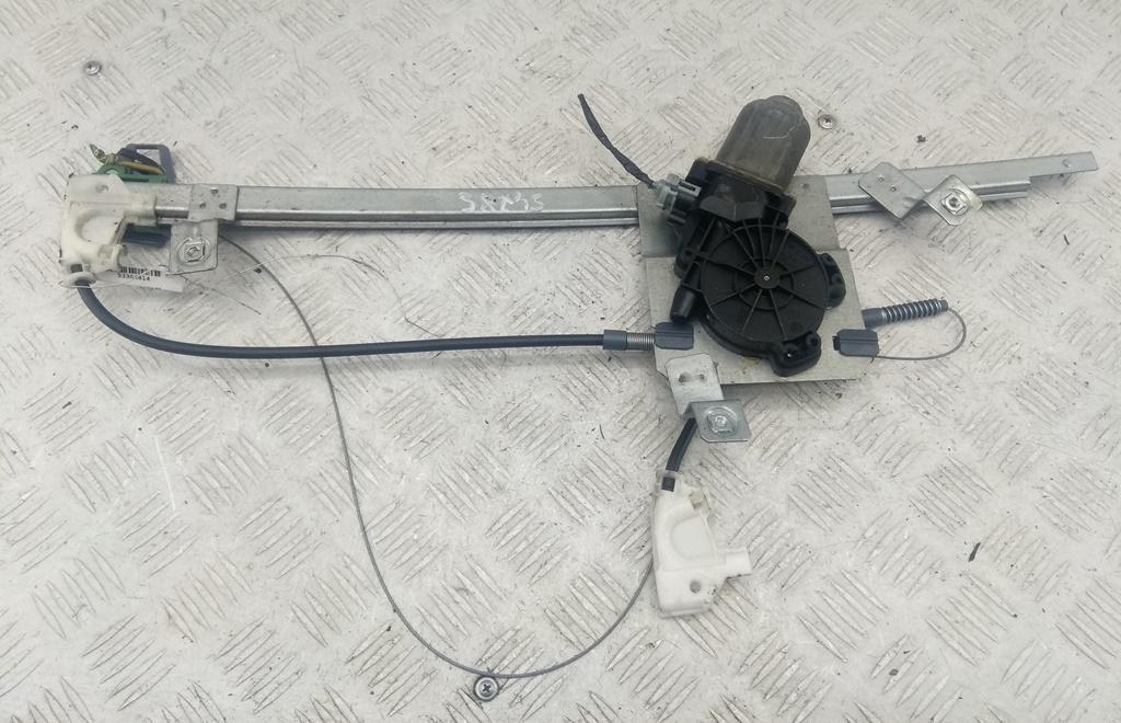 стеклоподъемник электрический передний левый Renault Modus 2004, 1.2 л., бензин, МКПП, красный, хетчбэк 5 дв.