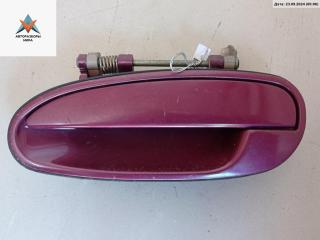 ручка наружная задняя левая Hyundai Sonata Y3 1995, 3.0 л., бензин, АКПП, красный, седан