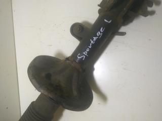 амортизатор передний левый Kia Sportage 2 поколение 2005, 2.0 л., дизель, МКПП, чёрный, внедорожник 5 дв.