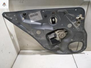 стеклоподъемник электрический задний левый SEAT Ibiza 3 поколение 2003, 1.4 л., дизель, МКПП, чёрный, хетчбэк 5 дв., DVIG, 6Q0959812A, 6L4839755C