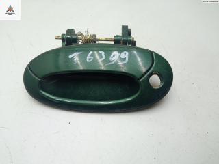 ручка наружная передняя левая Hyundai Lantra J2 1996, 2.0 л., бензин, МКПП, зелёный, седан