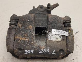 суппорт передний левый Peugeot 307 1 поколение 2003, 1.6 л., бензин, МКПП, серый, универсал, 96326896XT