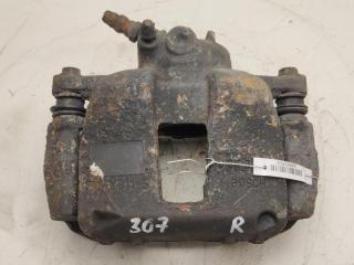 суппорт передний правый Peugeot 307 1 поколение 2003, 1.6 л., бензин, МКПП, серый, универсал, 9671679380