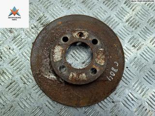 диск тормозной передний Volkswagen Golf 3 поколение 1996, 1.8 л., бензин, МКПП, красный, хетчбэк 3 дв.