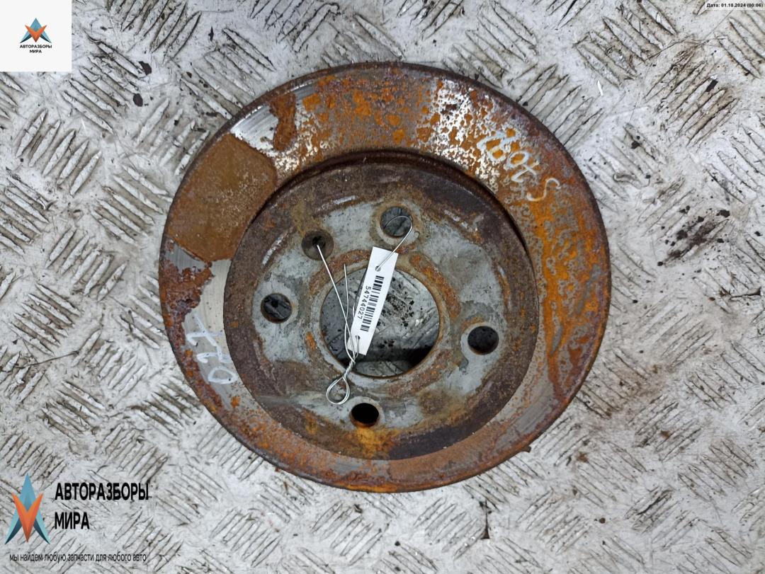 диск тормозной задний Opel Astra G 1999, 1.6 л., бензин, АКПП, синий, хетчбэк 5 дв. - фото №1