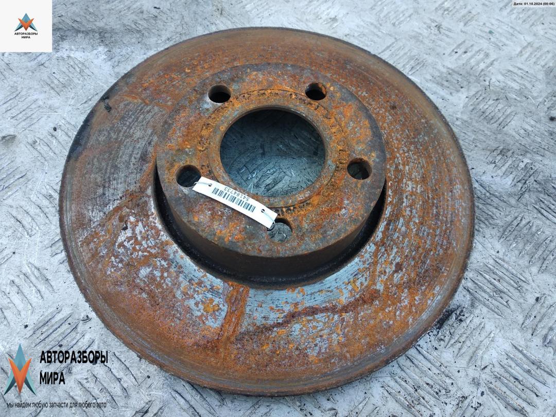 диск тормозной передний Audi A6 4A/C4 1996, 1.8 л., бензин, МКПП, синий, универсал - фото №1