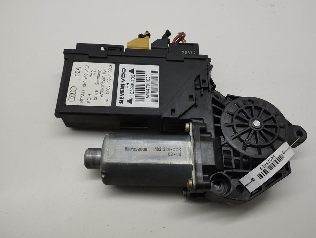 моторчик стеклоподъемника задний правый Audi A4 B6 2003, 2.5 л., дизель, АКПП, серый, универсал, 8E0959802A