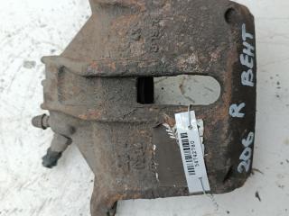 суппорт передний правый Peugeot 206 2 поколение 2009, 1.1 л., бензин, МКПП, серый, хетчбэк 5 дв.