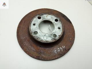 диск тормозной передний Fiat Punto 2 поколение [рестайлинг] 2004, 1.2 л., бензин, МКПП, красный, хетчбэк 3 дв.