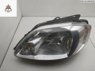 фара левая Volkswagen Fox 2 поколение [рестайлинг] 2005, 1.4 л., бензин, МКПП, чёрный, хетчбэк 3 дв.