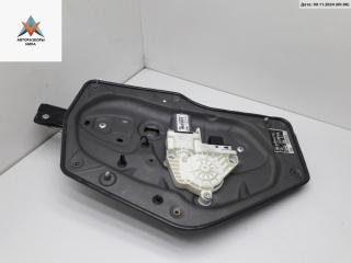 стеклоподъемник электрический задний правый Skoda Superb 2 поколение 2009, 2.0 л., дизель, робот, чёрный, седан