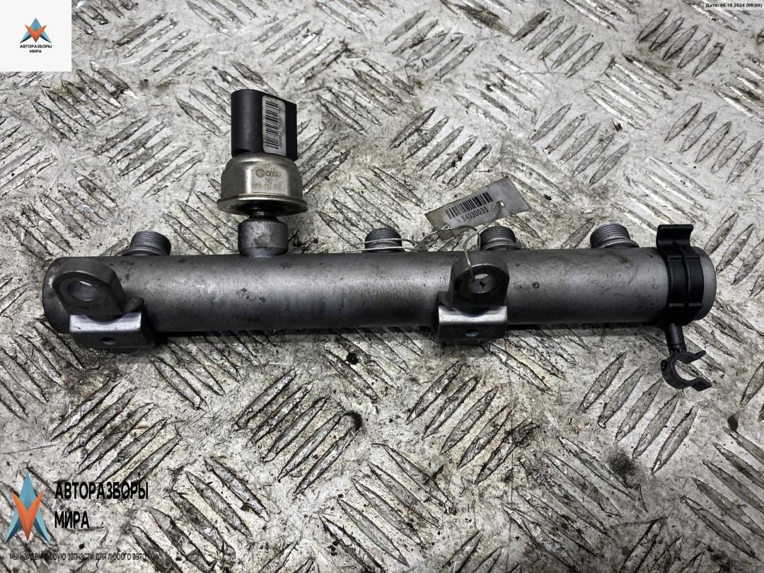 топливная рампа Audi A6 4F/C6 2006, 3.0 л., дизель, МКПП, красный, универсал, 057130764C - фото №1