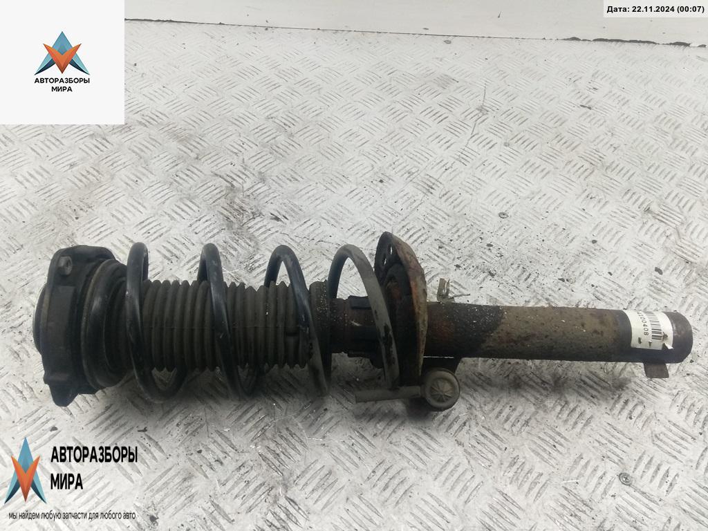 стойка передняя Skoda Octavia mk2 (A5 1Z) 2010, 1.6 л., дизель, робот, белый, универсал, PRUZHINA, 1K0413031BG, 1K0411105BC - фото №1