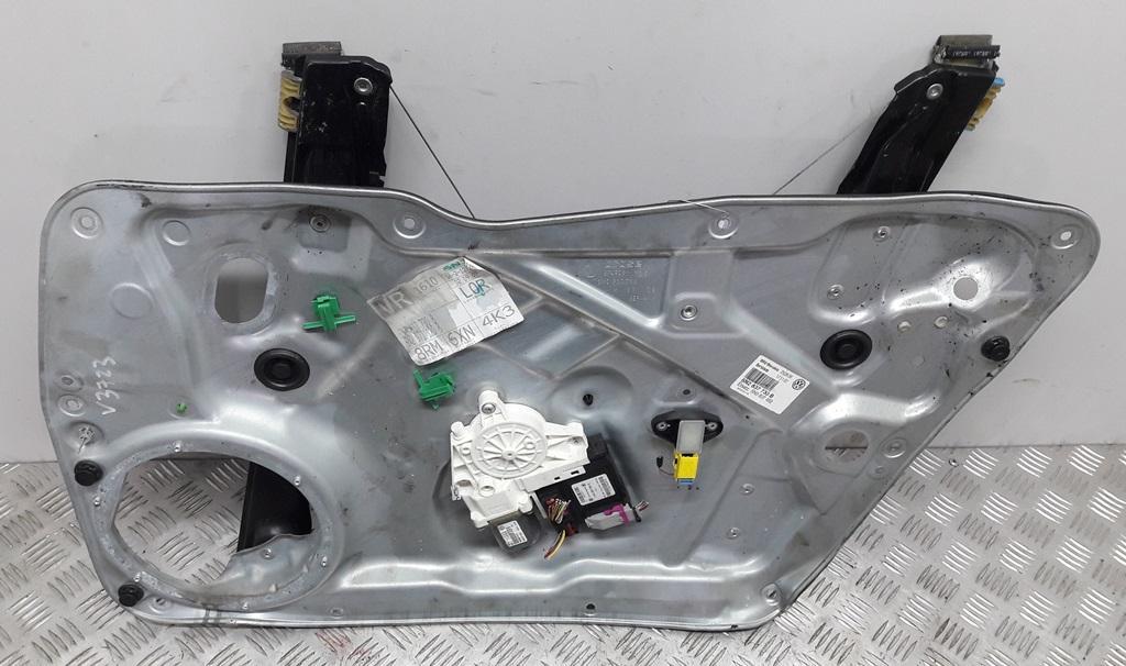 стеклоподъемник электрический передний правый Volkswagen Tiguan 2009, 2.0 л., дизель, МКПП, чёрный, внедорожник 5 дв., 5N0837462, DVIG, 5N0959702E