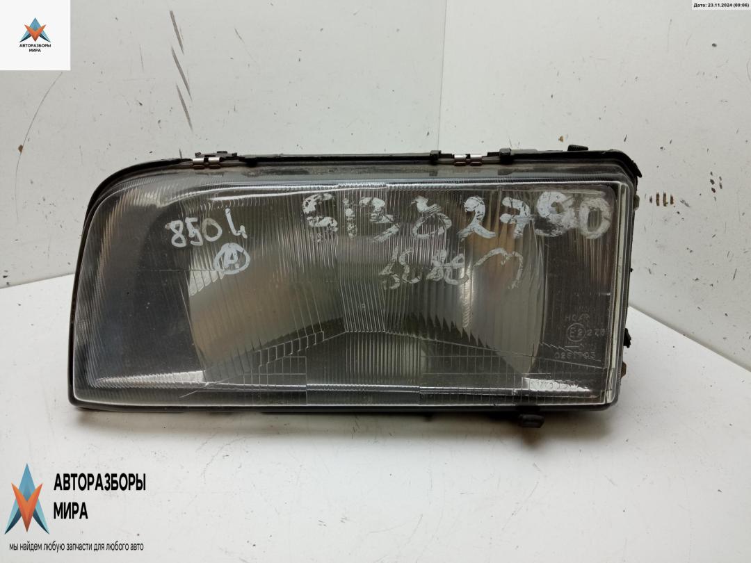 фара левая Volvo 740 1 поколение 1986, 2.3 л., бензин, МКПП, красный, универсал - фото №1