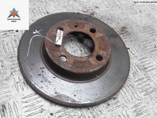 диск тормозной передний Volkswagen Golf 3 поколение 1994, 1.8 л., бензин, МКПП, красный, хетчбэк 5 дв.