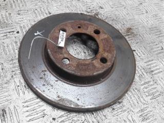диск тормозной передний Volkswagen Golf 3 поколение 1994, 1.8 л., бензин, МКПП, красный, хетчбэк 5 дв.
