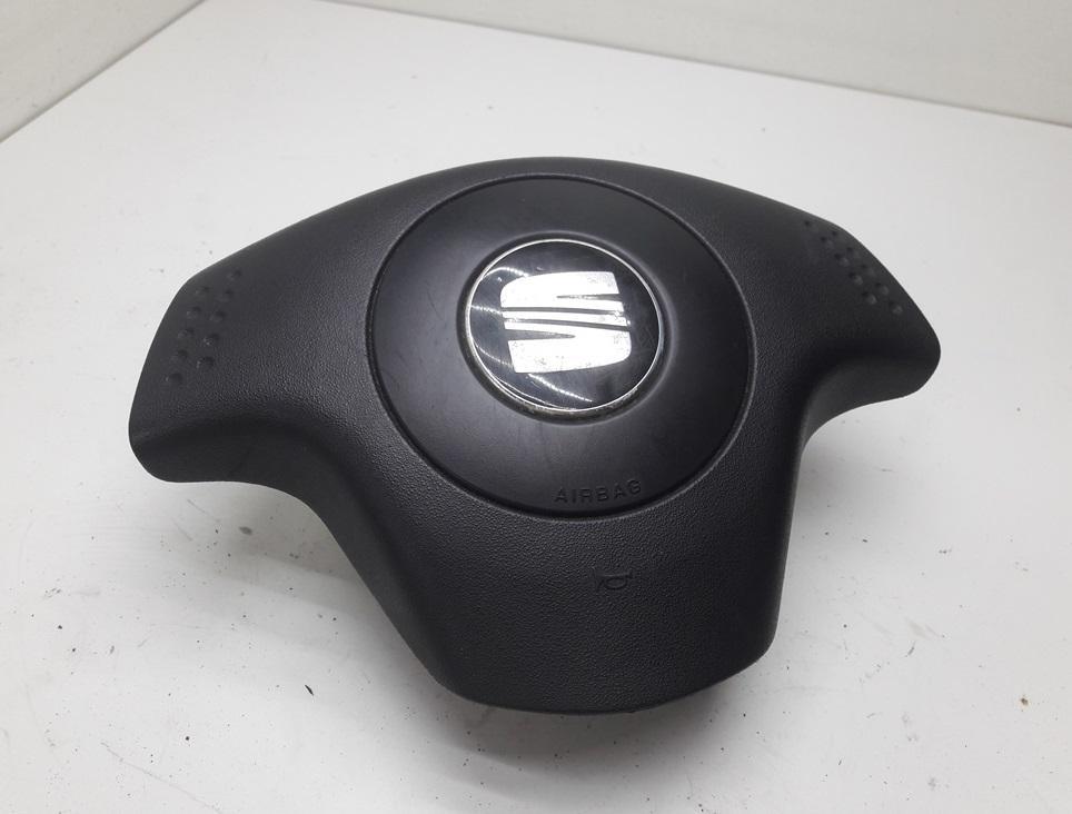 подушка безопасности водителя SEAT Ibiza 2002, 1.2 л., бензин, МКПП, серый, хетчбэк 5 дв., 6L0880201