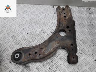 рычаг передний левый Volkswagen Bora 1 поколение 2001, 2.0 л., бензин, МКПП, серый, универсал, 1J0407151C